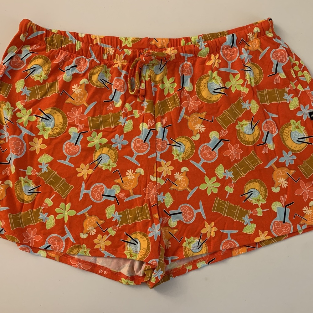 New MeUndies Women's Lounge Shorts sz L Rare "Happy Hour" Print